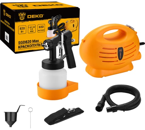 Краскопульт электрический DEKOSGD820 Max, 800 мл, 820Вт 085-1332