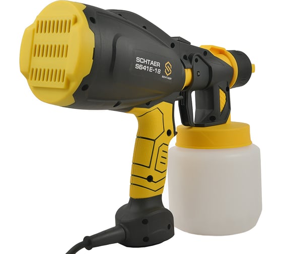 Электрический окрасочной пистолет SCHTAER 220V/50Hz, 650W, сопло 1.8 S641E-18