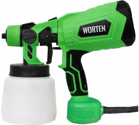 Краскопульт сетевой WORTEN 550Вт, 0,8 л, WS-003 IM КА-90000479