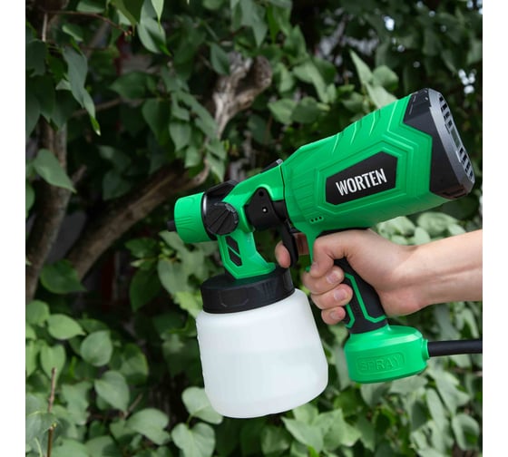 Краскопульт сетевой WORTEN 550Вт, 0,8 л, WS-003 IM КА-90000479