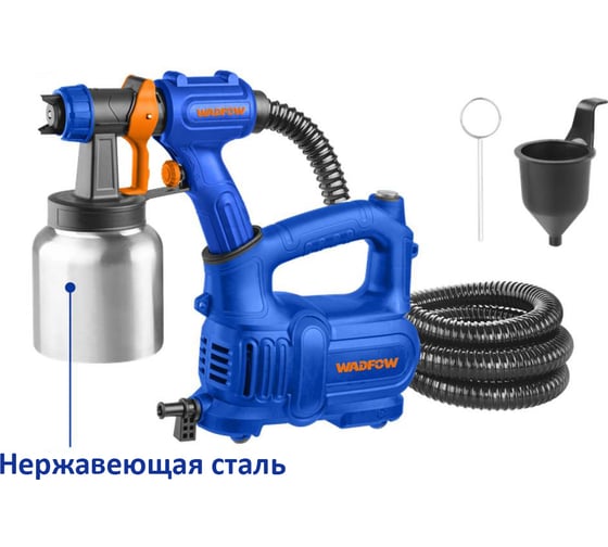 Краскораспылитель WADFOW 550 Вт, 800 мл 4 WEG2A51