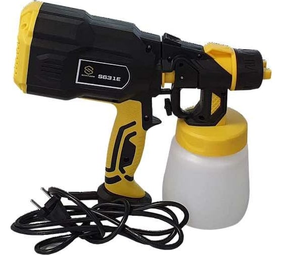 Электрический окрасочной пистолет SCHTAER 220V/50Hz, 550W, сопло 1.8 S631E-18