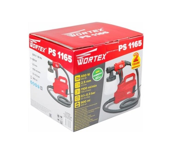 Электрический краскораспылитель WORTEX PS 1165 PS116502811