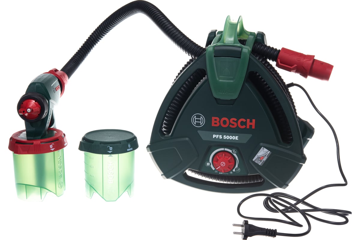 Краскораспылитель Bosch PFS 5000E 0.603.207.200 - выгодная цена, отзывы,  характеристики, 1 видео, фото - купить в Москве и РФ