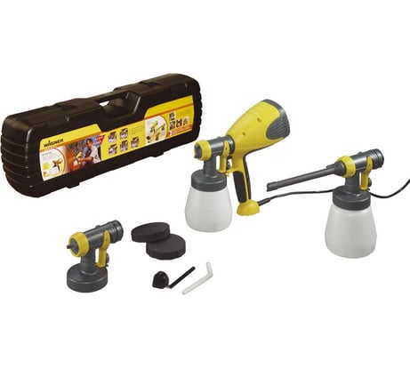 Электрический краскораспылитель с дополнительными насадками Wagner W550-SET 417015
