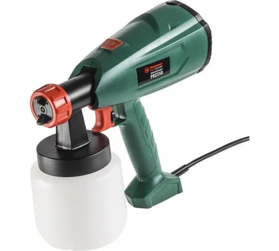 Краскопульт Hammer (13180) 350вт, 0-700 мл/мин,800мл вязкость 60 din PRZ350