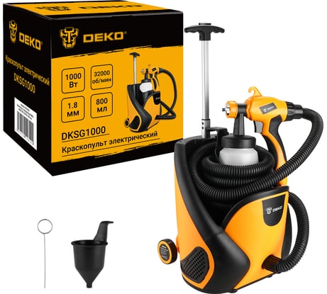 Электрический краскопульт DEKO DKSG1000 1000 Вт, 800 мл 063-4354