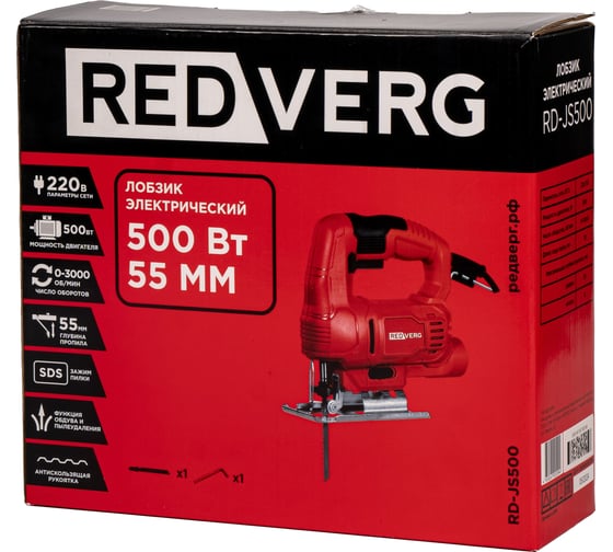 Лобзик REDVERG RD-JS500 00006691776