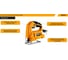 Электролобзик DEKO JSDK-600, 600Вт 085-1157 3