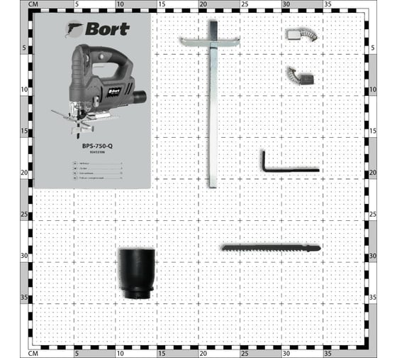Электрический лобзик BORT BPS-750-Q 93413106
