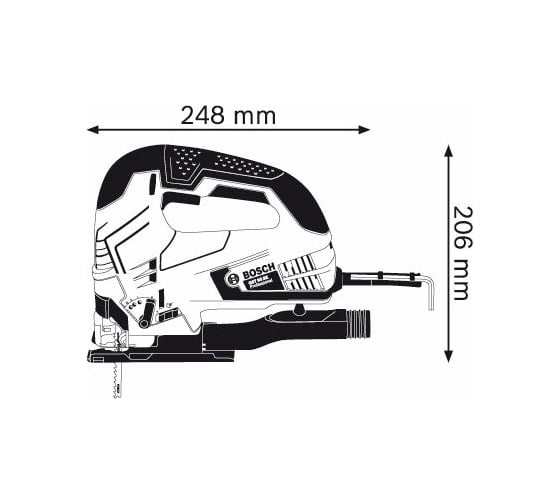Лобзик Bosch GST 90 BE 060158F001