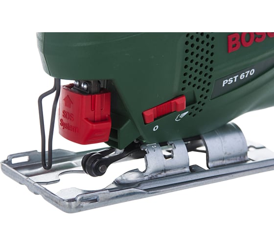 Лобзик Bosch PST 670 + 4 пильных полотна 0.603.3A0.722