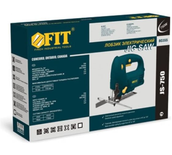 Электрический лобзик FIT JS-750 80355