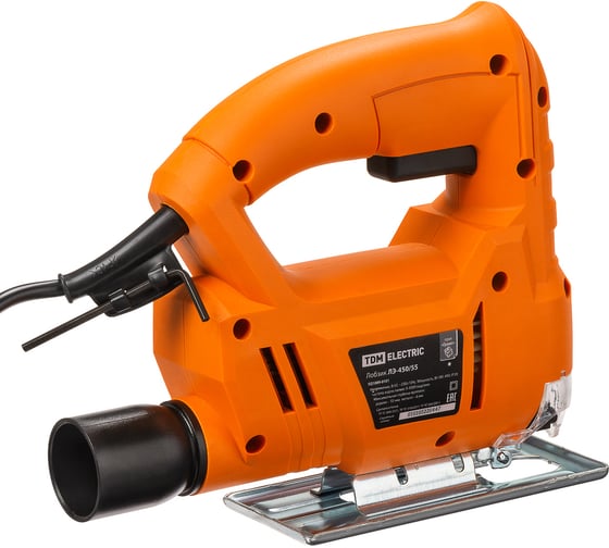 Электрический лобзик TDM ELECTRIC ЛЭ-450/55, мощ. 450 Вт, пропил 55 мм, 3000 ход/мин, шнур 3 м, Гранит SQ1089-0101