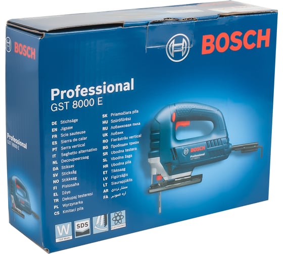 Электрический лобзик Bosch GST 8000 E Professional 0.601.58H.000