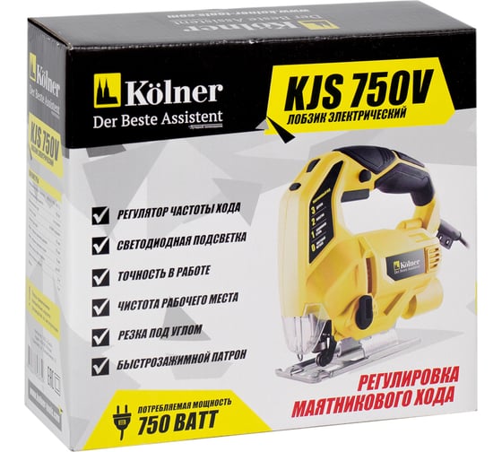Электрический лобзик Kolner KJS 750V - выгодная цена, отзывы ...
