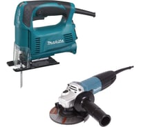 Набор Makita DK0122: лобзик 4326 + угловая шлифмашина GA5030