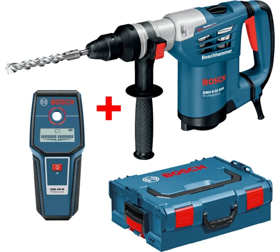 Набор Bosch: перфоратор GBH 4-32 DFR + металлодетектор GMS 100 M 0615990DV8