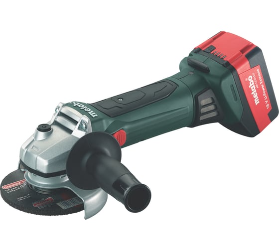 Аккумуляторный набор Metabo: угловая шлифмашина W 18 LTX 125 + строительный радиоприёмник RC 14.4-18 690592000