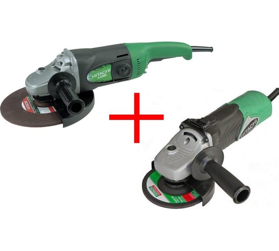 Набор угловых шлифмашин Hitachi: G23SR + G13SB3 1