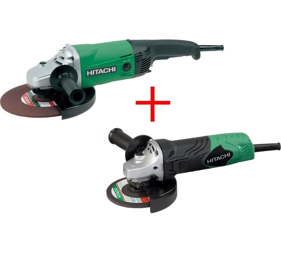 Набор угловых шлифмашин Hitachi: G23SW + G13SN 1