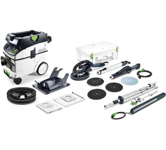 Шлифовальная машинка FESTOOL PLANEX LHS 225 с пылеудаляющим аппаратом CTM36/STL450-Set 575460