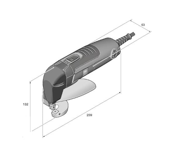Ножницы по жести Fein до 1.6 мм BLS 1.6 E 72303461000