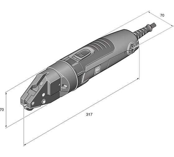 Шлицевые ножницы до 2 мм Fein BSS 2.0 E 72303361000