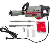 Отбойный молоток P.I.T. 45 Дж,1800 вт,пика, зубило, залить масло п/экспл, HEX 30 мм GSH65-C5