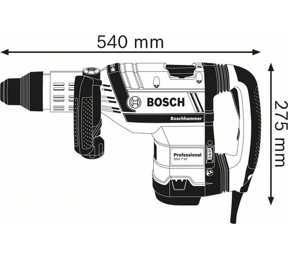 Отбойный молоток Bosch GSH 7 VC 0.611.322.000