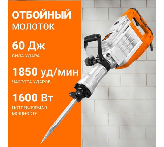 Отбойный молоток Wokin 230 В, 1600 Вт 1353017