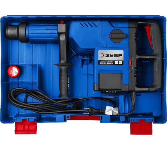 Перфоратор ЗУБР Профессионал SDS-Max, 18Дж, 1500Вт, кейс ЗПМ-52-1500 ЭК