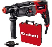Перфоратор Einhell te-rh 950 5f, sds-plus, 950 Вт, 2 ск. 0-1200/2600 об/мин, 28 мм, 3 Дж, 2 патрона, кейс e-box 4257978