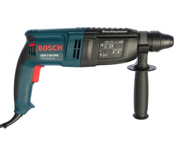 Перфоратор Bosch GBH 2-26 DRE + набор оснастки 0615990L43