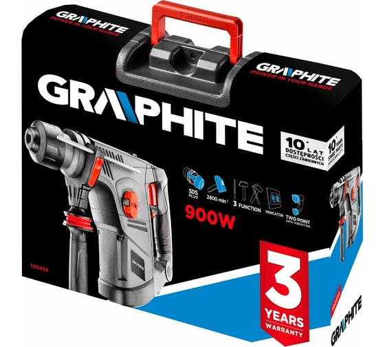 Перфоратор GRAPHITE SDS+ 58G858