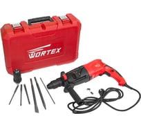 Перфоратор WORTEX RH 2829 F в чемодане + 2 зубила, 3 сверла RH2829F1102