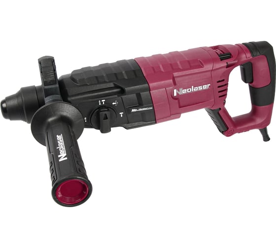 Перфоратор NeoLaser NRH-800 800Вт, патрон SDS-Plus, 3+1 реж.,3,8Дж, 0-5500уд/мин + рулетка измерительная NL02001/NL0010