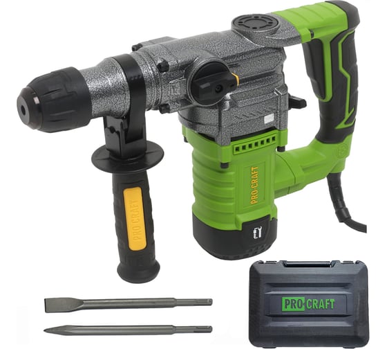 Перфоратор PROCRAF 1050 Вт, 4,5 Дж, 0-4200 уд/мин, SDS+T BH1300