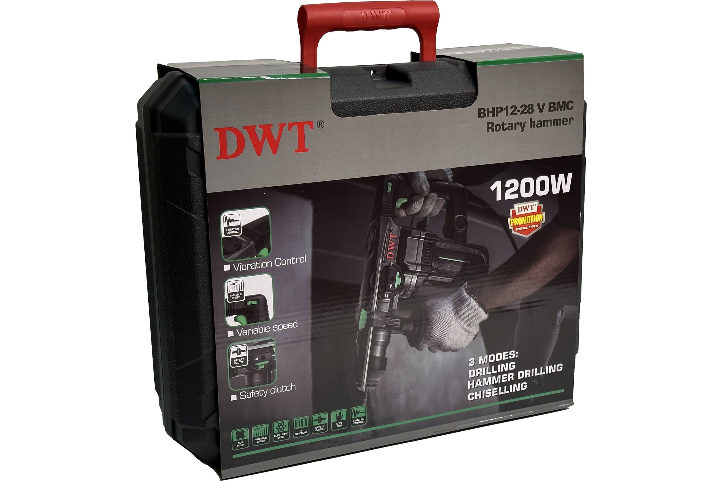 Перфоратор DWT SDS-Plus BHP12-28 V BMC — фото 3