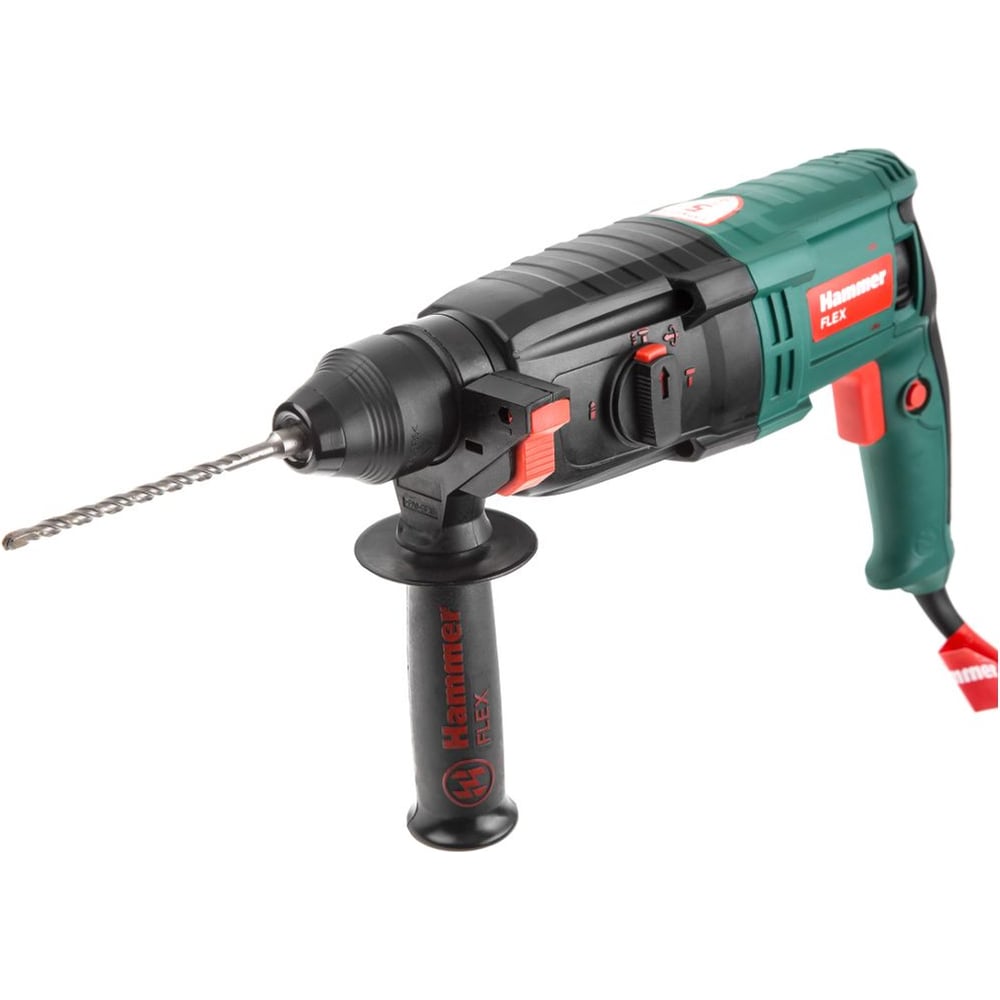 Перфоратор Hammer Flex 800 Вт, SDS+, 26 мм, 0-1245 об/мин, 2.6 Дж, 3 ...