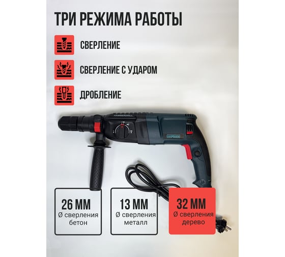 Перфоратор сетевой IronMaster IM-HD2602