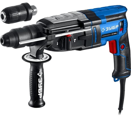 Перфоратор ЗУБР Профессионал SDS Plus + БЗП 28 мм, 900 Вт ЗП-2890 мс