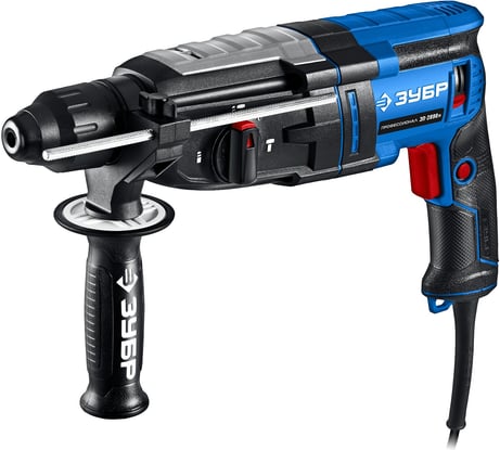 Перфоратор ЗУБР Профессионал SDS Plus 28 мм, 900 Вт, мет. корпус ЗП-2890 м