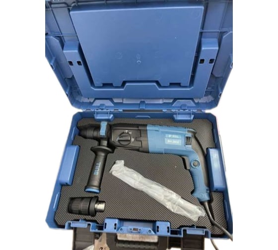 Перфоратор BULL BH 2602 в чемодане Xcase 800 Вт, 3.0 Дж, 4 реж. + 2 зубила, 3 сверла, БЗП в комплекте 1329814