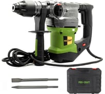 Перфоратор PROCRAFT 1500 Вт, 6,0 Дж, 0-4500 уд/мин, SDS+ BH2200