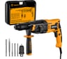 Сетевой перфоратор DEKO DKH850W кейс, набор из 5 буров, SDS+, дополнительный патрон 063-4255
