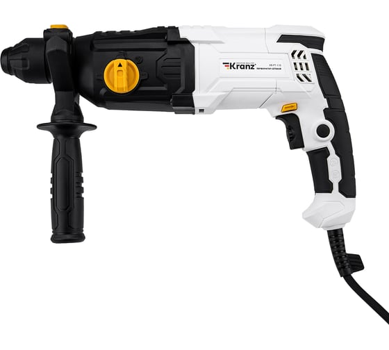 Перфоратор сетевой KRANZ SDS-plus, 1050Вт, 3,2Дж, в кейсе KR-PT-110