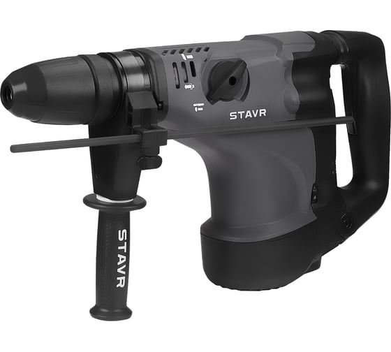 Перфоратор Ставр SDS-MAX, 40мм, вертик, 1200Вт, Stavr SBH 1200-40, 2 реж,AVS, индик, 10Дж,235-500об/мин с рег-ой, 1350-2800уд/мин,кабель 5м (набор осн,кейс) 9030300324