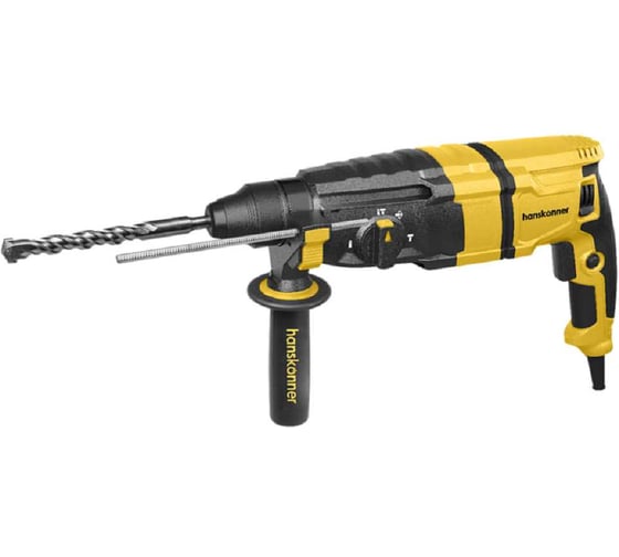 Перфоратор Hanskonner 1100Вт, 30мм, 3.3Дж, 0-5100уд/мин, 3 реж, 4м кабель,ВИБРОЗАЩИТА HRH1130AVS 1