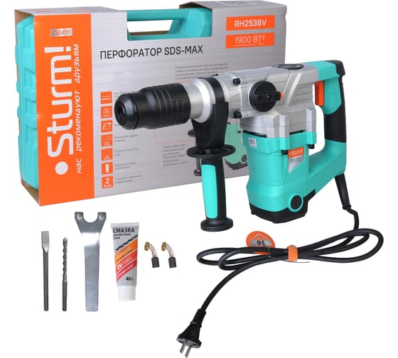 Перфоратор Sturm SDS-MAX RH2538V 1